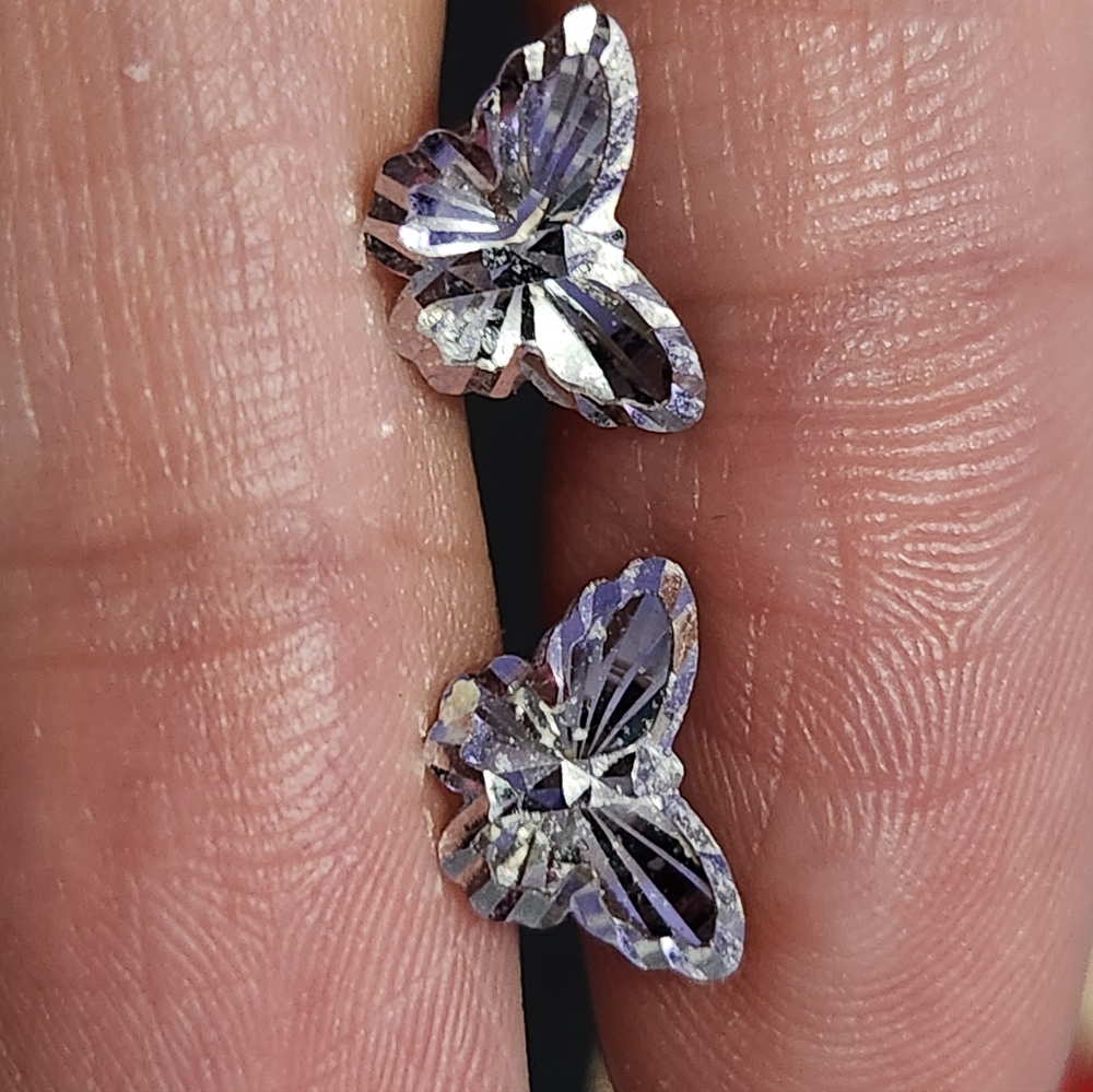 Au750 gold earrings